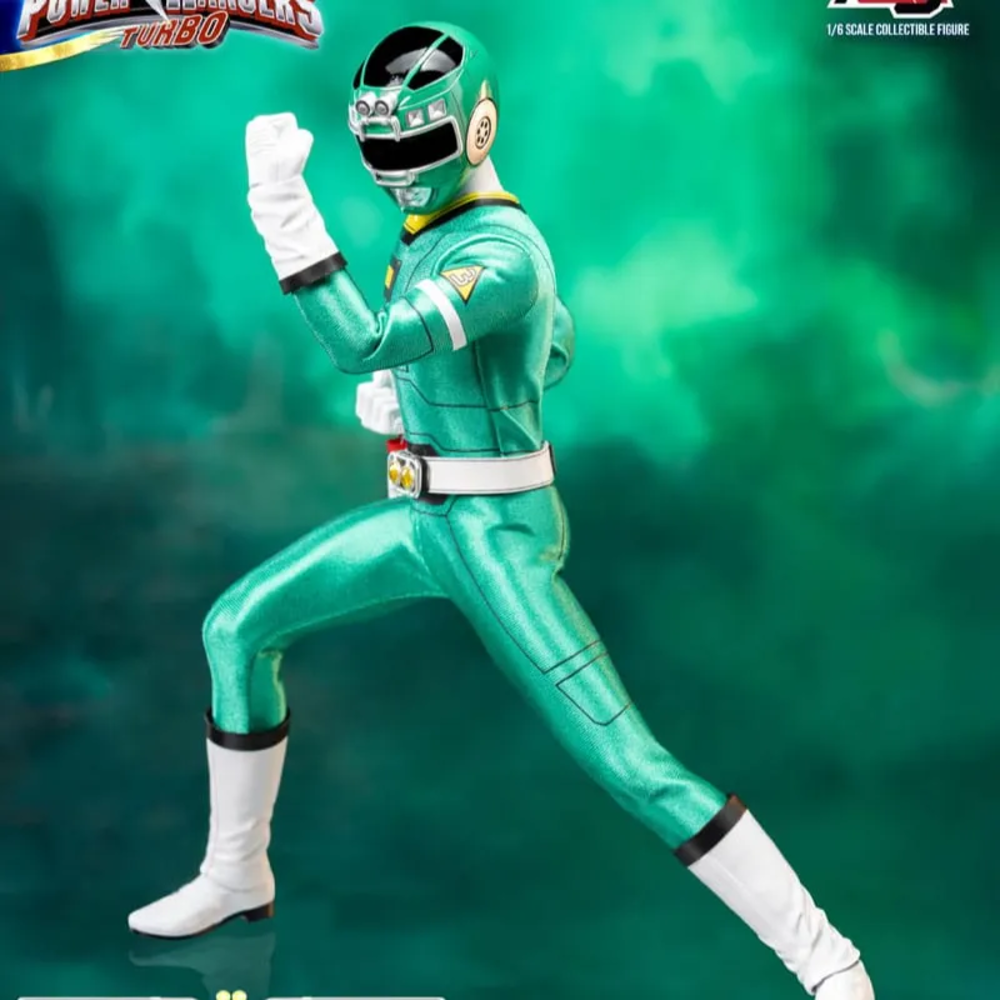 threezero Power Rangers Turbo FigZero Action Figure 1/6 Green Turbo Power Ranger 30 cm threezero Power Rangers Turbo FigZero Action Figure 1/6 Green Turbo Power Ranger 30 cm