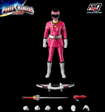 threezero Power Rangers Turbo FigZero Action Figure 1/6 Pink Turbo Power Ranger 30 cm threezero Power Rangers Turbo FigZero Action Figure 1/6 Pink Turbo Power Ranger 30 cm