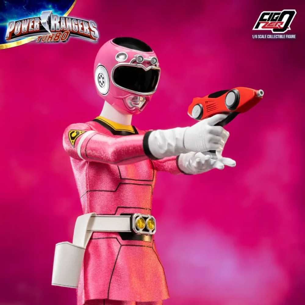 threezero Power Rangers Turbo FigZero Action Figure 1/6 Pink Turbo Power Ranger 30 cm threezero Power Rangers Turbo FigZero Action Figure 1/6 Pink Turbo Power Ranger 30 cm