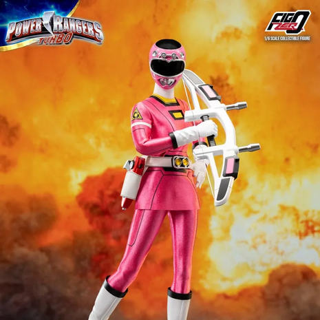 threezero Power Rangers Turbo FigZero Action Figure 1/6 Pink Turbo Power Ranger 30 cm threezero Power Rangers Turbo FigZero Action Figure 1/6 Pink Turbo Power Ranger 30 cm