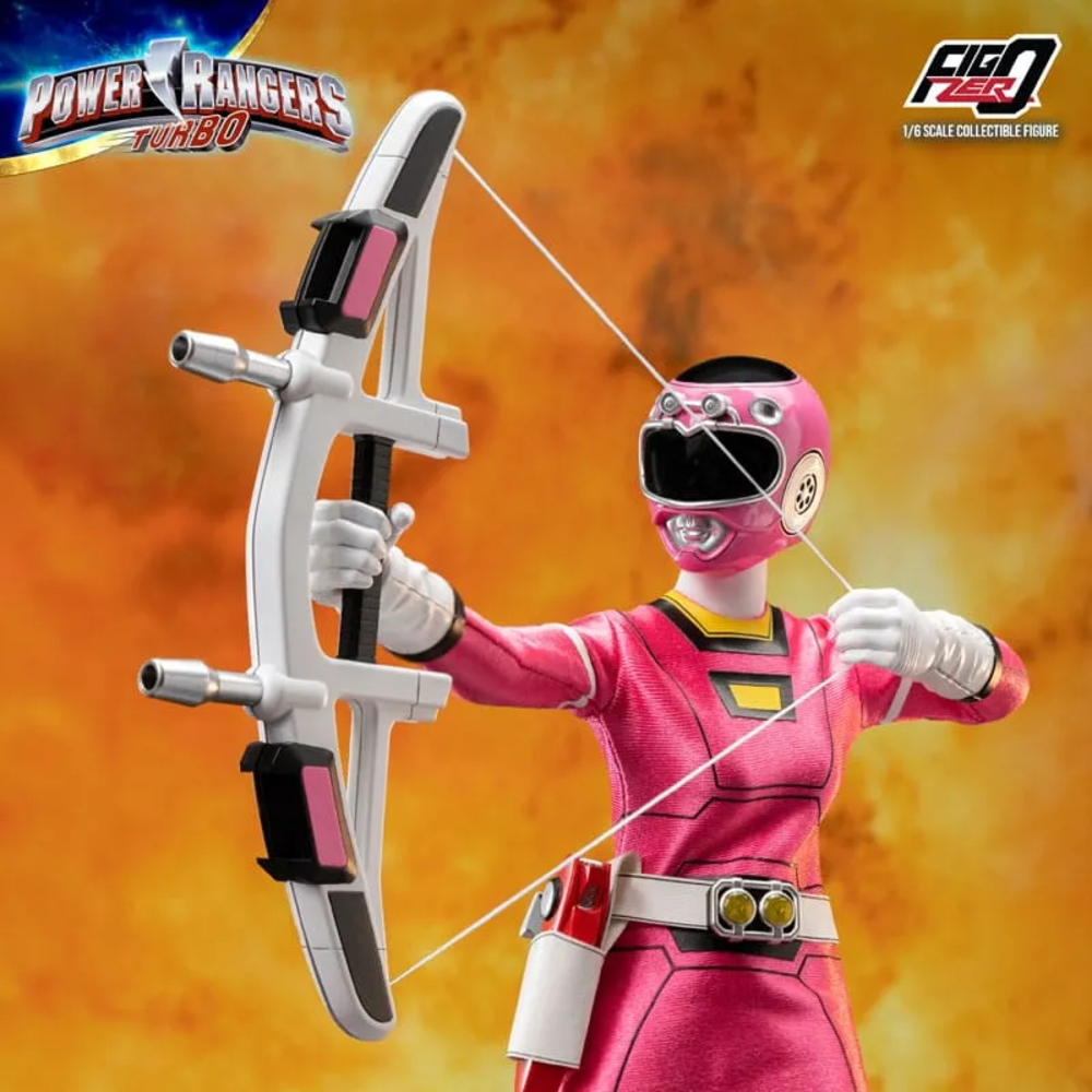 threezero Power Rangers Turbo FigZero Action Figure 1/6 Pink Turbo Power Ranger 30 cm threezero Power Rangers Turbo FigZero Action Figure 1/6 Pink Turbo Power Ranger 30 cm