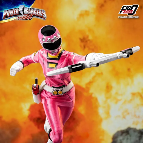 threezero Power Rangers Turbo FigZero Action Figure 1/6 Pink Turbo Power Ranger 30 cm threezero Power Rangers Turbo FigZero Action Figure 1/6 Pink Turbo Power Ranger 30 cm