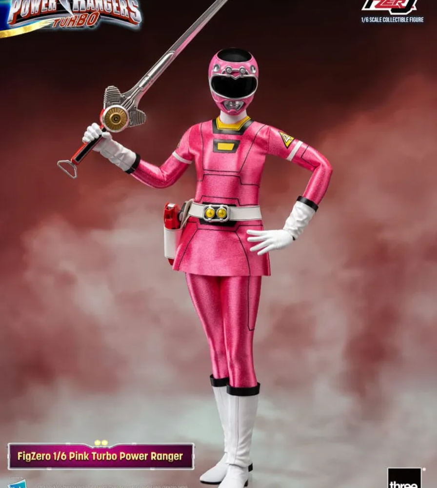 threezero Power Rangers Turbo FigZero Action Figure 1/6 Pink Turbo Power Ranger 30 cm threezero Power Rangers Turbo FigZero Action Figure 1/6 Pink Turbo Power Ranger 30 cm