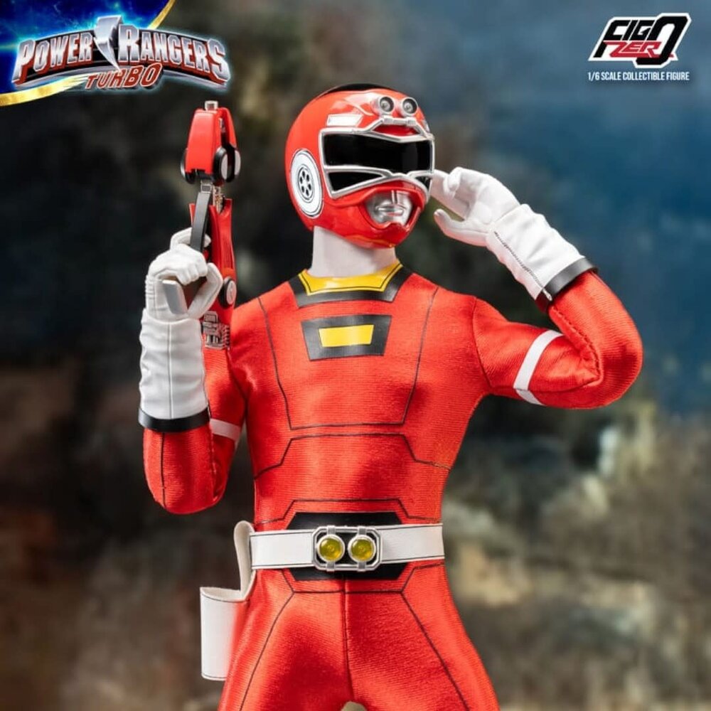 threezero Power Rangers Turbo FigZero Action Figure 1/6 Red Turbo Power Ranger 30 cm threezero Power Rangers Turbo FigZero Action Figure 1/6 Red Turbo Power Ranger 30 cm