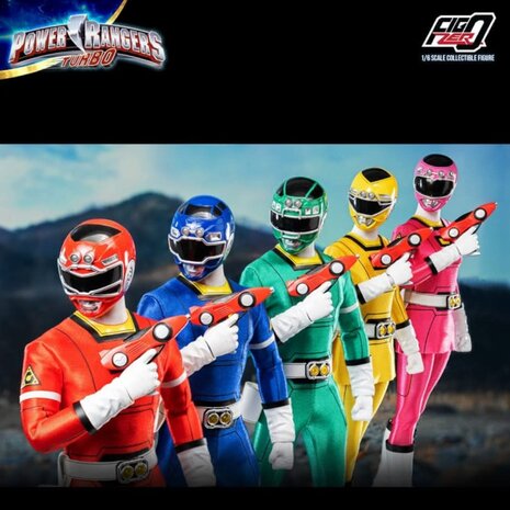 threezero Power Rangers Turbo FigZero Action Figures 1/6 5-Pack Turbo Power Rangers 30 cm threezero Power Rangers Turbo FigZero Action Figures 1/6 5-Pack Turbo Power Rangers 30 cm