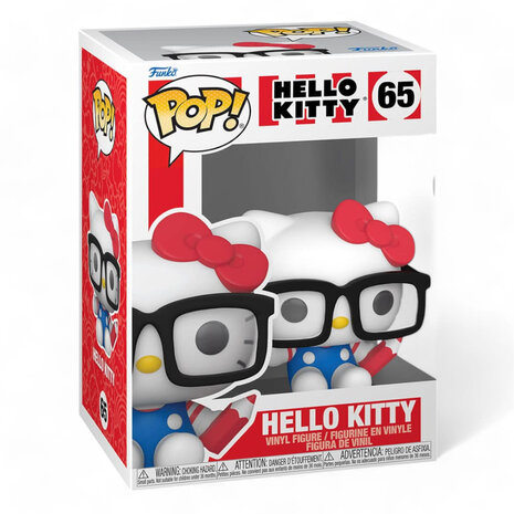 Funko Hello Kitty POP! Sanrio Vinyl Figure Hello Kitty Nerd 9 cm Funko Hello Kitty POP! Sanrio Vinyl Figure Hello Kitty Nerd 9 cm