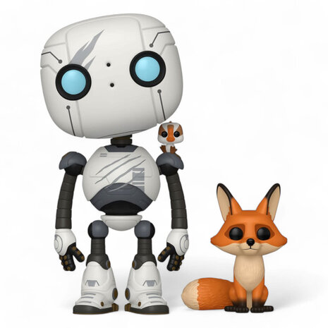 Funko Wild Robot POP&Buddy! Movies Vinyl Figures Roz w/Brightbill & Fink 9 cm Funko Wild Robot POP&Buddy! Movies Vinyl Figures Roz w/Brightbill & Fink 9 cm