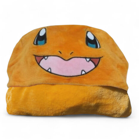 Halantex Pokémon Coral Hooded Blanket Charmander 120 x 150 cm Halantex Pokémon Coral Hooded Blanket Charmander 120 x 150 cm