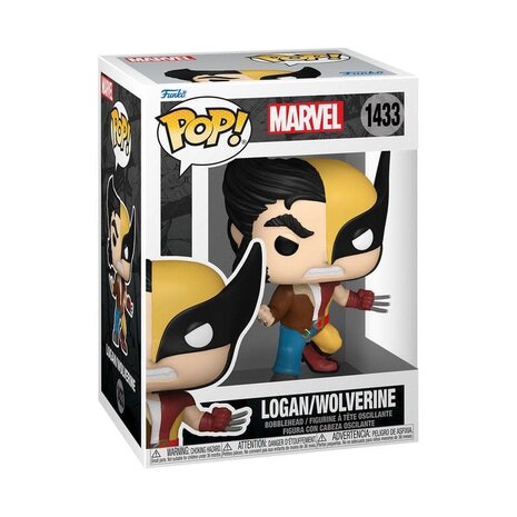 Funko Marvel POP! Vinyl Figure Split- Wolverine/Logan 9 cm Funko Marvel POP! Vinyl Figure Split- Wolverine/Logan 9 cm