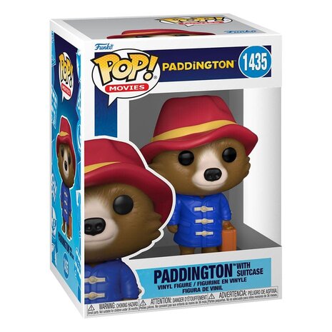 Funko Paddington POP! Movies Vinyl Figures Paddington with Suitcase 9 cm Funko Paddington POP! Movies Vinyl Figures Paddington with Suitcase 9 cm