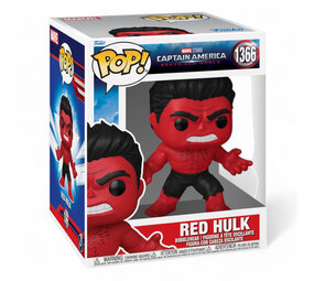 Funko Captain America Brave New World Oversized POP! Vinyl Figure Red Hulk 15 cm Funko Captain America Brave New World Oversized POP! Vinyl Figure Red Hulk 15 cm