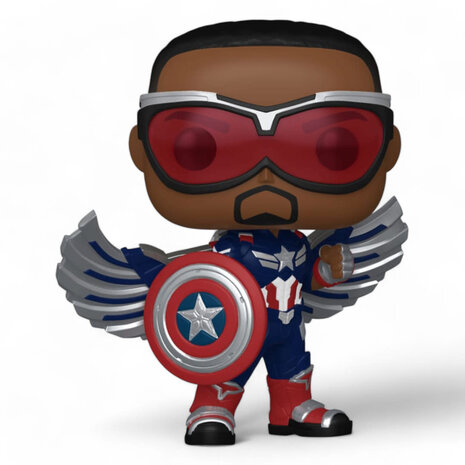 Funko Captain America Brave New World POP! Movies Vinyl Figure Captain America 9 cm Funko Captain America Brave New World POP! Movies Vinyl Figure Captain America 9 cm