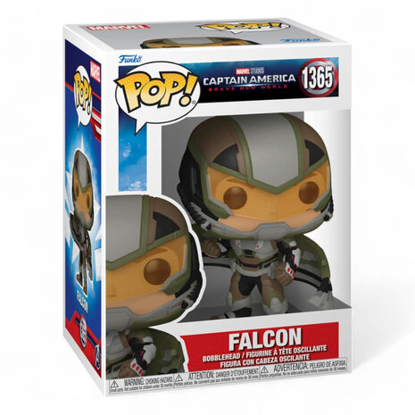 Funko Captain America Brave New World POP! Movies Vinyl Figure Falcon 9 cm Funko Captain America Brave New World POP! Movies Vinyl Figure Falcon 9 cm