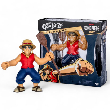 Moose Toys GOO JIT ZU : One Piece - Captain Monkey D. Luffy Ultra Goo STRETCH Moose Toys GOO JIT ZU : One Piece - Captain Monkey D. Luffy Ultra Goo STRETCH