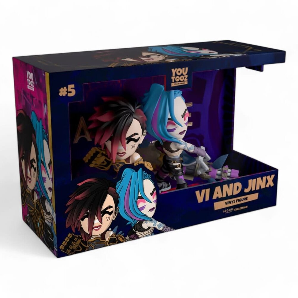 Youtooz Collectibles Arcane Vinyl Figures 2-Pack Vi & Jinx 11 cm Youtooz Collectibles Arcane Vinyl Figures 2-Pack Vi & Jinx 11 cm