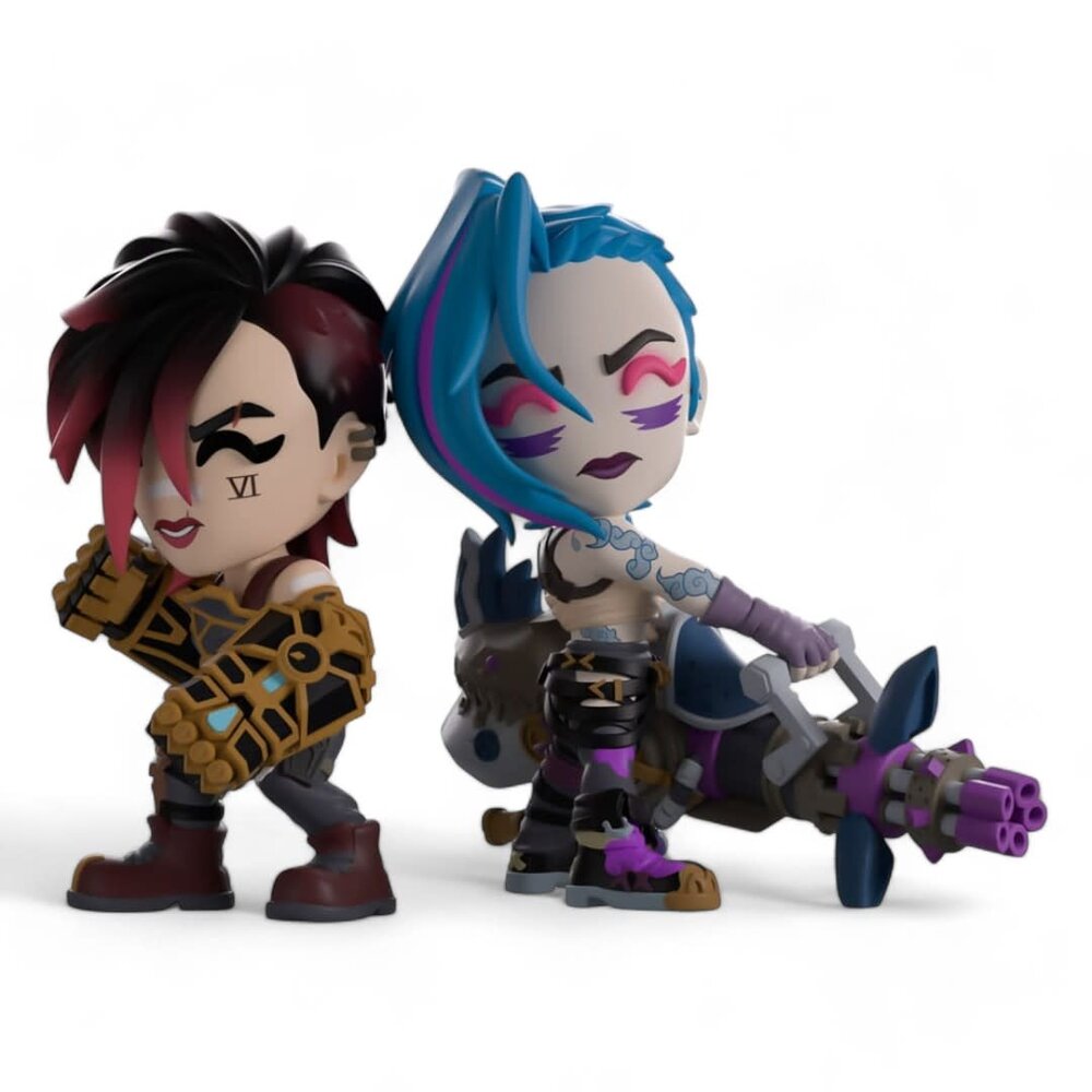 Youtooz Collectibles Arcane Vinyl Figures 2-Pack Vi & Jinx 11 cm Youtooz Collectibles Arcane Vinyl Figures 2-Pack Vi & Jinx 11 cm