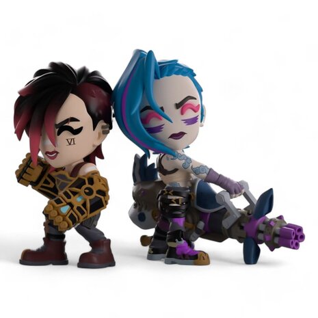 Youtooz Collectibles Arcane Vinyl Figures 2-Pack Vi & Jinx 11 cm Youtooz Collectibles Arcane Vinyl Figures 2-Pack Vi & Jinx 11 cm