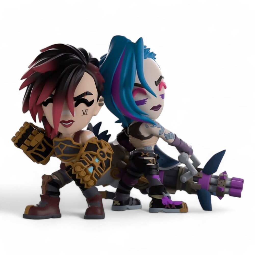 Youtooz Collectibles Arcane Vinyl Figures 2-Pack Vi & Jinx 11 cm Youtooz Collectibles Arcane Vinyl Figures 2-Pack Vi & Jinx 11 cm