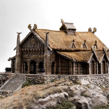 Weta Workshop Lord of the Rings Statue The Golden Hall of Edoras 9 cm Weta Workshop Lord of the Rings Statue The Golden Hall of Edoras 9 cm