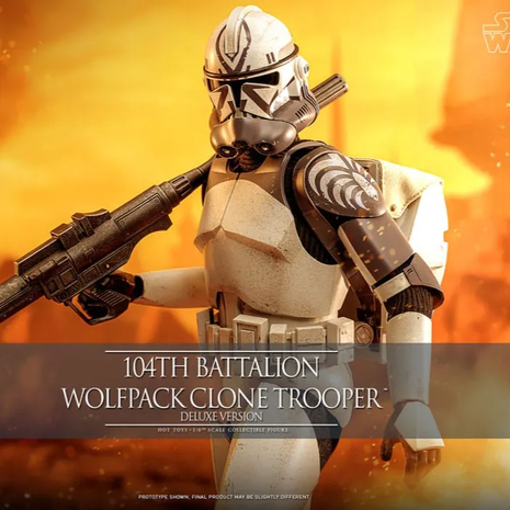 Star Wars The Clone Wars Action Figure 1/6 104th Battalion Wolfpack Clone Trooper Deluxe Version 30 cm Star Wars The Clone Wars Action Figure 1/6 104th Battalion Wolfpack Clone Trooper Deluxe Version 30 cm