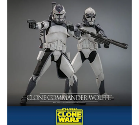 Star Wars: The Clone Wars Action Figure 1/6 Clone Commander Wolffe 30 cm Star Wars: The Clone Wars Action Figure 1/6 Clone Commander Wolffe 30 cm