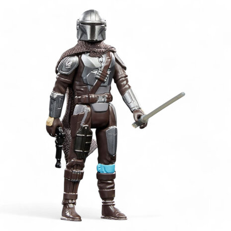 Hasbro Star Wars: The Book of Boba Fett Retro Collection Action Figure The Mandalorian Hasbro Star Wars: The Book of Boba Fett Retro Collection Action Figure The Mandalorian