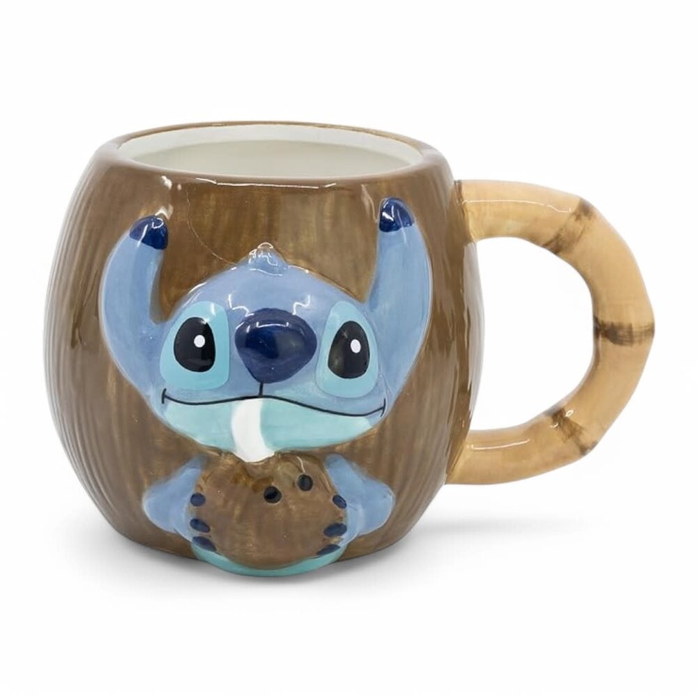 stor Disney - Coconut Stitch 3D Ceramic Mug - 414ml stor Disney - Coconut Stitch 3D Ceramic Mug - 414ml
