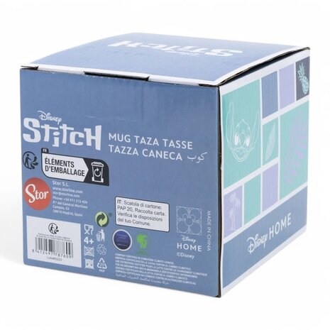 stor Disney - Pineapple Stitch 3D Ceramic Mug - 414ml stor Disney - Pineapple Stitch 3D Ceramic Mug - 414ml