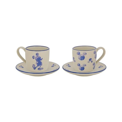 Disney Home Disney Mono Espresso Cup and Saucer (Set of 2) Disney Home Disney Mono Espresso Cup and Saucer (Set of 2)