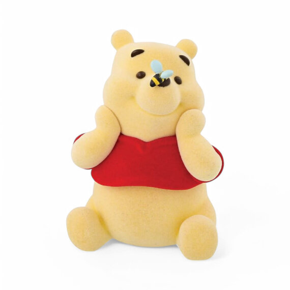 Flocked Winnie the Pooh Figurine