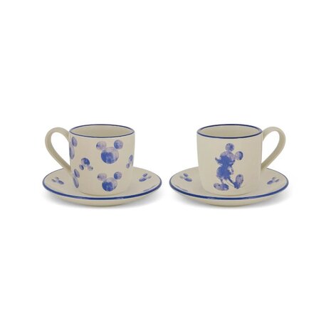 Disney Home Disney Mono Espresso Cup and Saucer (Set of 2) Disney Home Disney Mono Espresso Cup and Saucer (Set of 2)