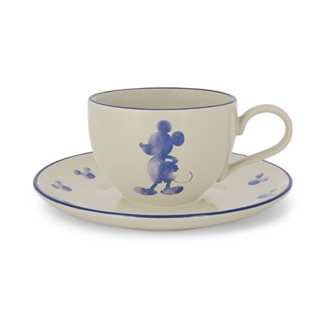 Disney Home Disney Mono Teacup and Saucer (Set of 2) Disney Home Disney Mono Teacup and Saucer (Set of 2)