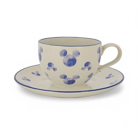 Disney Home Disney Mono Teacup and Saucer (Set of 2) Disney Home Disney Mono Teacup and Saucer (Set of 2)