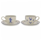 Disney Home Disney Mono Teacup and Saucer (Set of 2)
