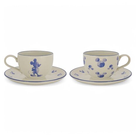 Disney Home Disney Mono Teacup and Saucer (Set of 2) Disney Home Disney Mono Teacup and Saucer (Set of 2)