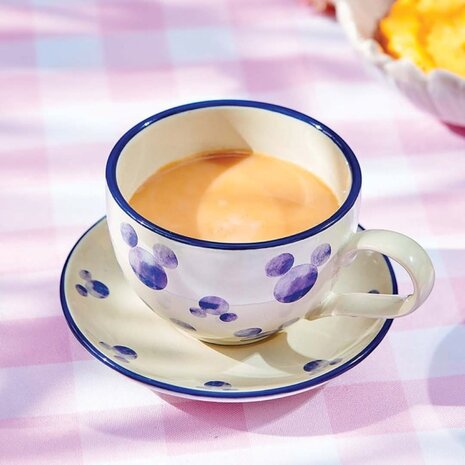 Disney Home Disney Mono Teacup and Saucer (Set of 2) Disney Home Disney Mono Teacup and Saucer (Set of 2)