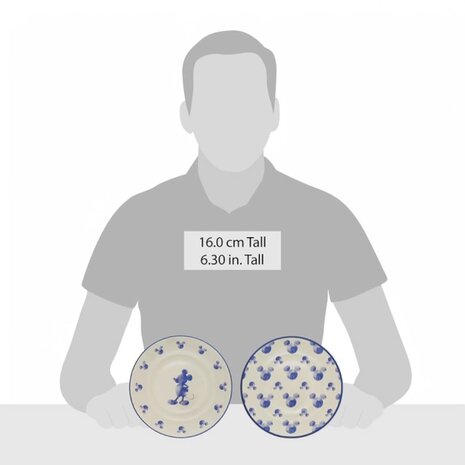 Disney Home Disney Mono Side Plates (Set of 2) Disney Home Disney Mono Side Plates (Set of 2)