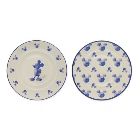 Disney Home Disney Mono Side Plates (Set of 2) Disney Home Disney Mono Side Plates (Set of 2)