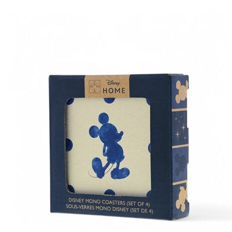 Disney Home Disney Mono Coasters (Set of 4) Disney Home Disney Mono Coasters (Set of 4)