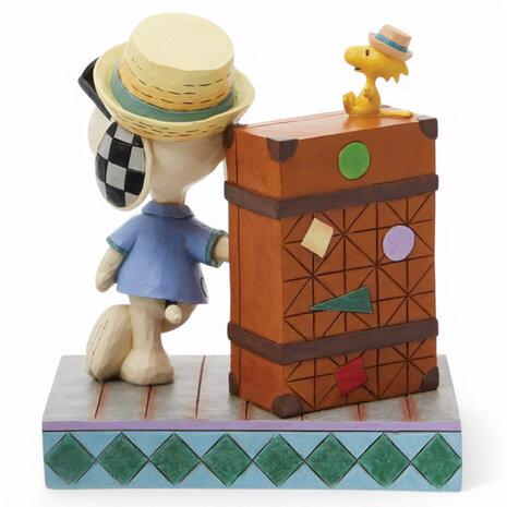 Peanuts by Jim Shore Snoopy & Woodstock Vacation Figurine Peanuts by Jim Shore Snoopy & Woodstock Vacation Figurine