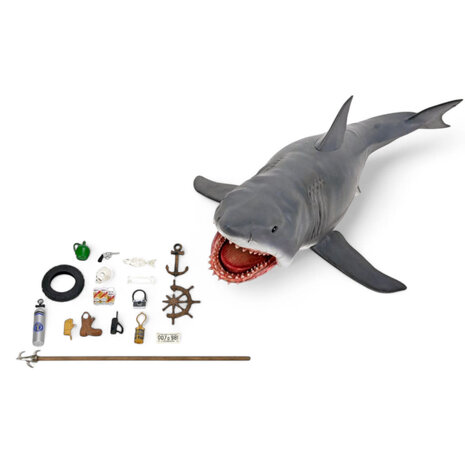 NECA Jaws 12" Head to Tail Action Figure The Game of Jaws 50th Anniversary NECA Jaws 12" Head to Tail Action Figure The Game of Jaws 50th Anniversary