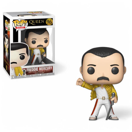 Funko Queen POP! Rocks Vinyl Figure Freddie Mercury Wembley 1986 Funko Queen POP! Rocks Vinyl Figure Freddie Mercury Wembley 1986