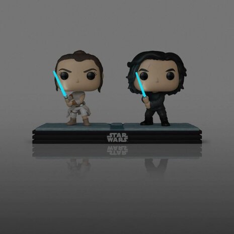 Funko Star Wars POP! Movie Moments Vinyl Bobble-Head 2-Pack Kylo & Rey 9 cm Funko Star Wars POP! Movie Moments Vinyl Bobble-Head 2-Pack Kylo & Rey 9 cm