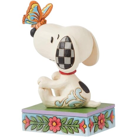 Peanuts by Jim Shore The Perfect Landing (Snoopy with Butterfly on Nose Figurine) Peanuts by Jim Shore The Perfect Landing (Snoopy with Butterfly on Nose Figurine)
