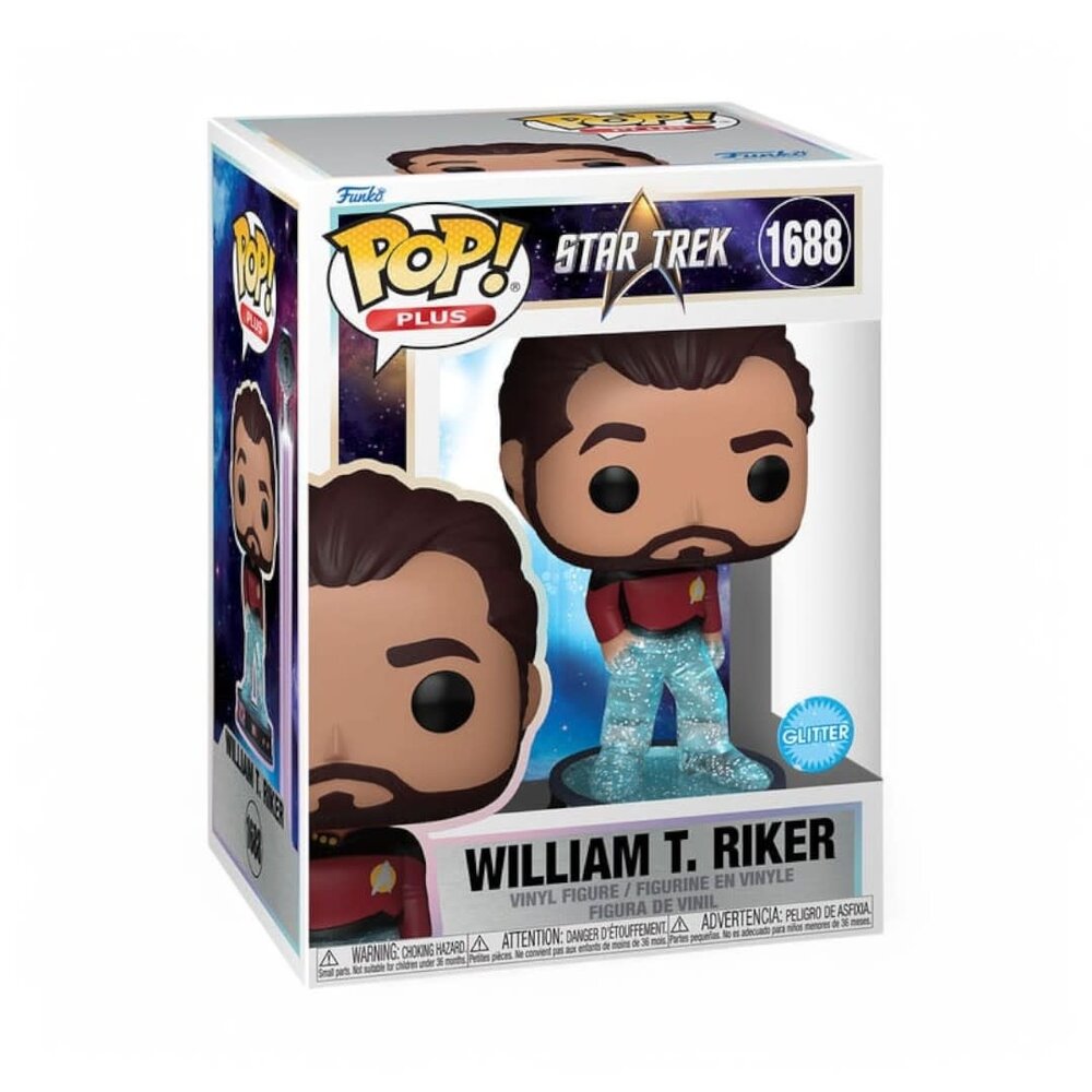 Funko Star Trek Transporter POP! Plus Movies Vinyl Figure Riker 9 cm Funko Star Trek Transporter POP! Plus Movies Vinyl Figure Riker 9 cm