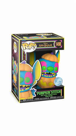 Funko Lilo & Stitch POP! Disney Vinyl Figure Blacklight Pumpkin Stitch Funko Lilo & Stitch POP! Disney Vinyl Figure Blacklight Pumpkin Stitch