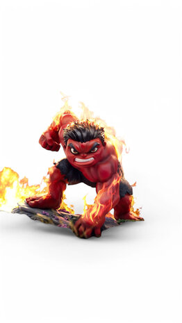 Iron Studios Captain America 4 Mini Co. PVC Figure Red Hulk Iron Studios Captain America 4 Mini Co. PVC Figure Red Hulk