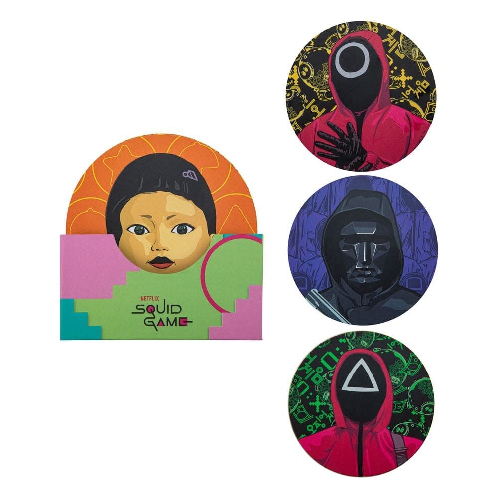 Cinereplicas Squid Game Coaster 4-Pack Cinereplicas Squid Game Coaster 4-Pack