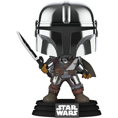 Funko Star Wars: Mandalorian POP! Vinyl Figure Mando with DarkSaber Funko Star Wars: Mandalorian POP! Vinyl Figure Mando with DarkSaber