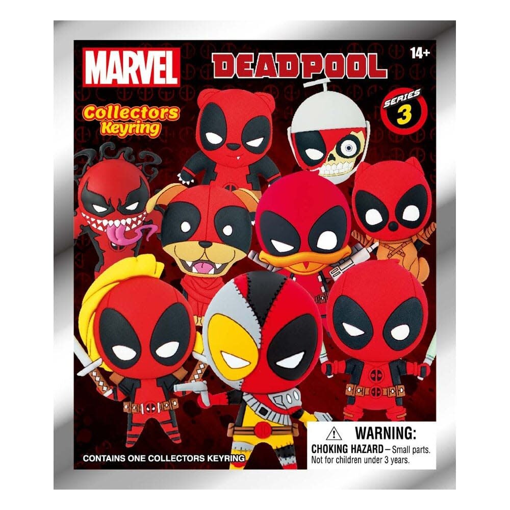Monogram Marvel PVC Bag Clips Deadpool Serie 3 Monogram Marvel PVC Bag Clips Deadpool Serie 3